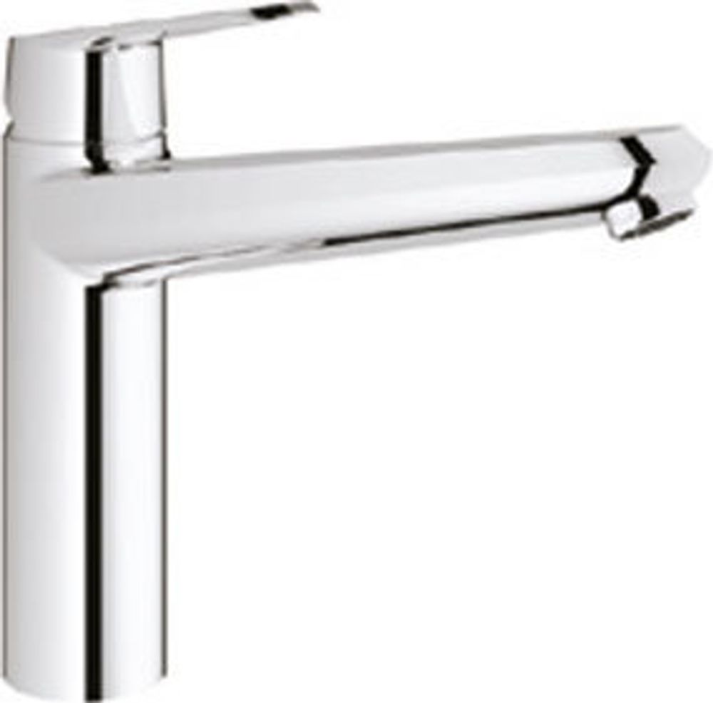 GROHE EH-SPT-Batterie Eurodisc C 33770_2 flacher Auslauf Gussauslauf chrom, 33770002