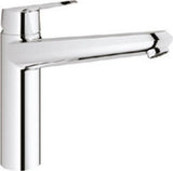 GROHE EH-SPT-Batterie Eurodisc C 33770_2 flacher Auslauf Gussauslauf chrom, 33770002