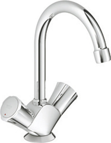 GROHE 2-Griff-WT-Batterie Costa 21375_1 Zugstangen-Ablaufgarnitur chrom, 21375001