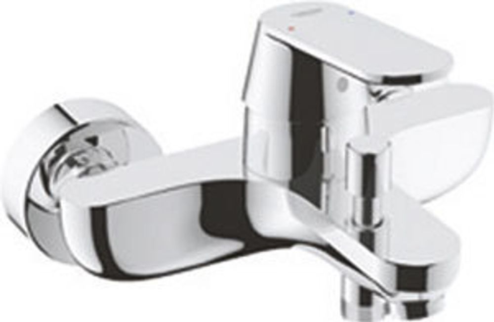 GROHE Einhand-Wannenbatterie Eurosmart C 32831 DN15 Wandmontage chrom, 32831000