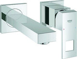 GROHE 2-Loch-WT-Wandbatterie Eurocube 23447 Fertigmontageset chrom, 23447000