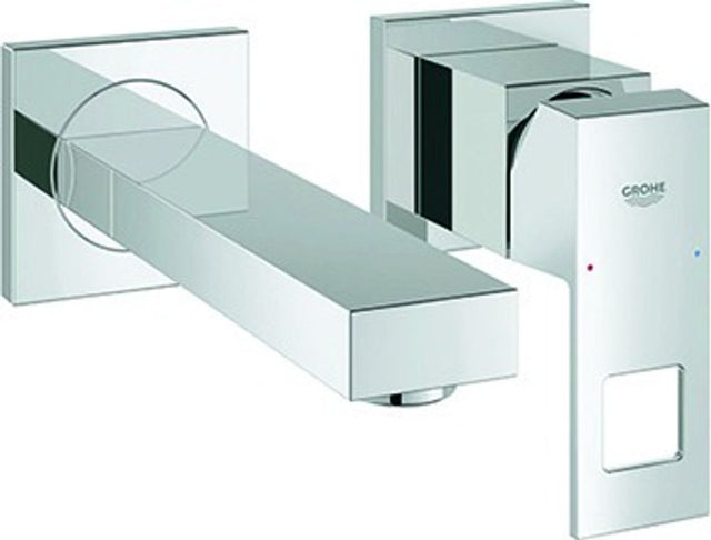 GROHE 2-Loch-WT-Wandbatterie Eurocube 23447 Fertigmontageset chrom, 23447000