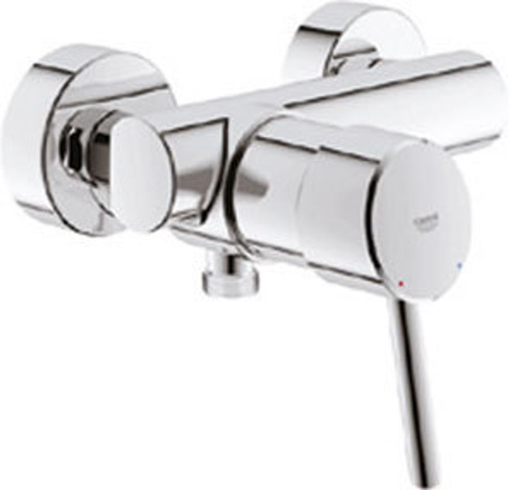 GROHE EH-Brausebatterie Concetto 32210_1 für Wandmontage eigensicher chrom, 32210001