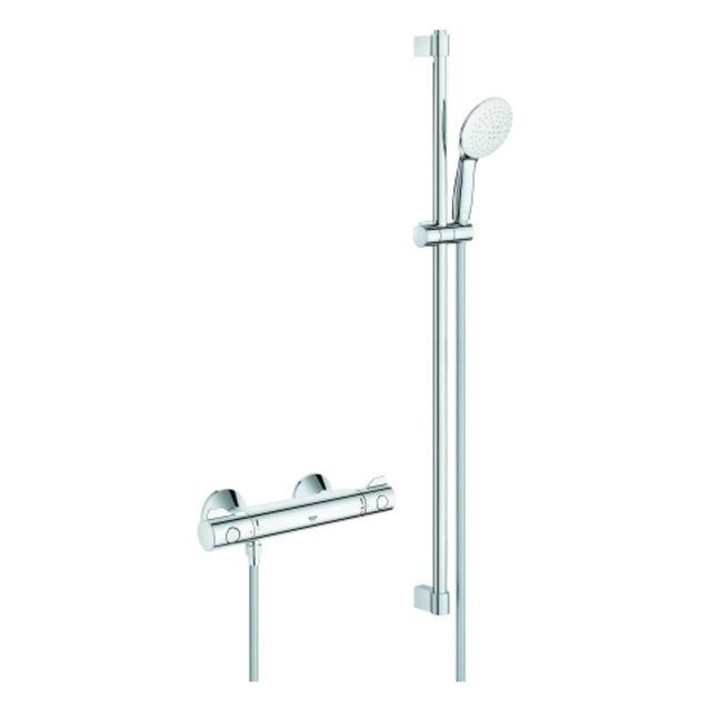 GROHE THM-Brausebatterie Grohtherm 800 34566_2 mit Brausegarnitur 900mm chrom, 34566002