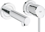 GROHE 2-L-WT-Batterie Concetto 19575_1 Wandmontage Fertigmontageset chrom, 19575001