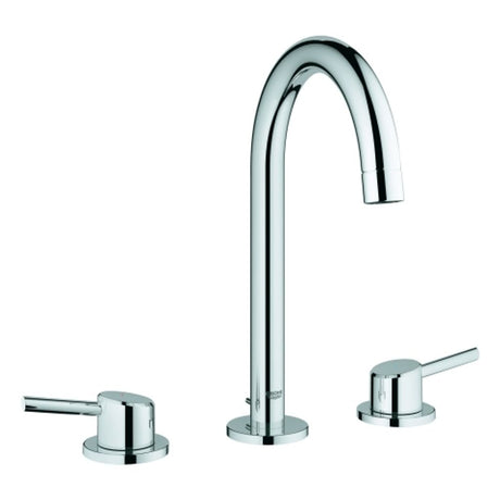 GROHE 3-Loch-WT-Batterie Concetto 20216_1 Zugstangen-Ablaufgarnitur chrom, 20216001