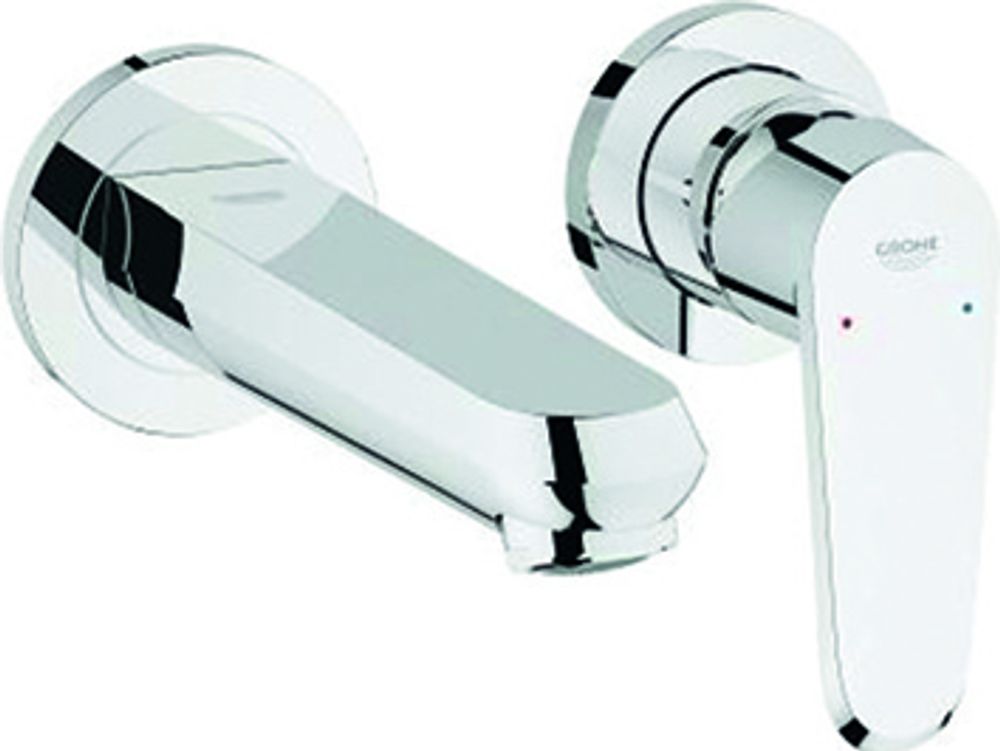 GROHE 2-Loch-Waschtischbatterie Eurodisc C 19573_2 Fertigmontageset chrom, 19573002