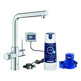 GROHE Starter Kit GROHE Blue Pure Minta 30589 L-Auslauf S-Filter chrom, 30589000