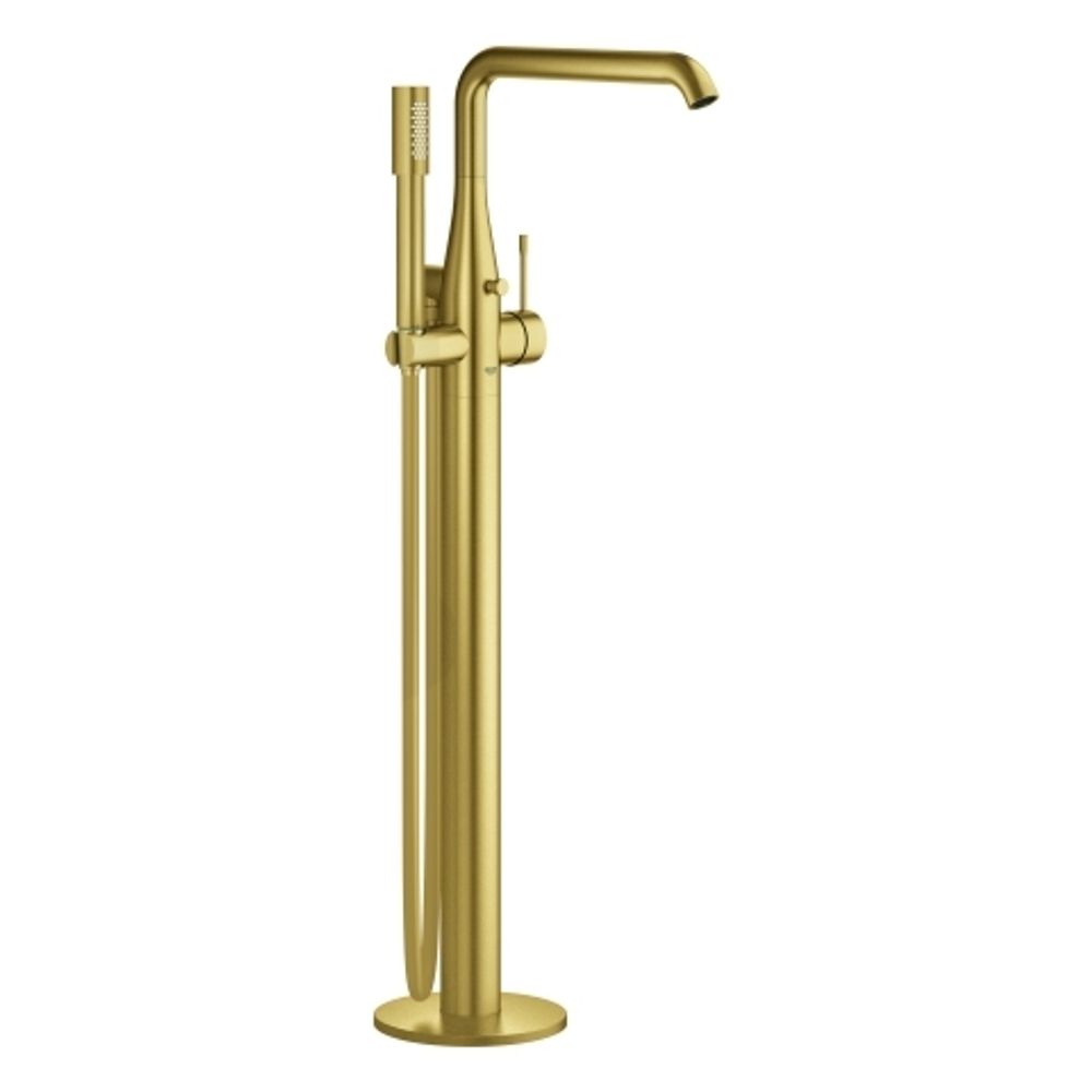 GROHE EH-Wannenbatterie Essence 25248_1 Bodenmontage FMS cool sunrise gebürstet, 25248GN1