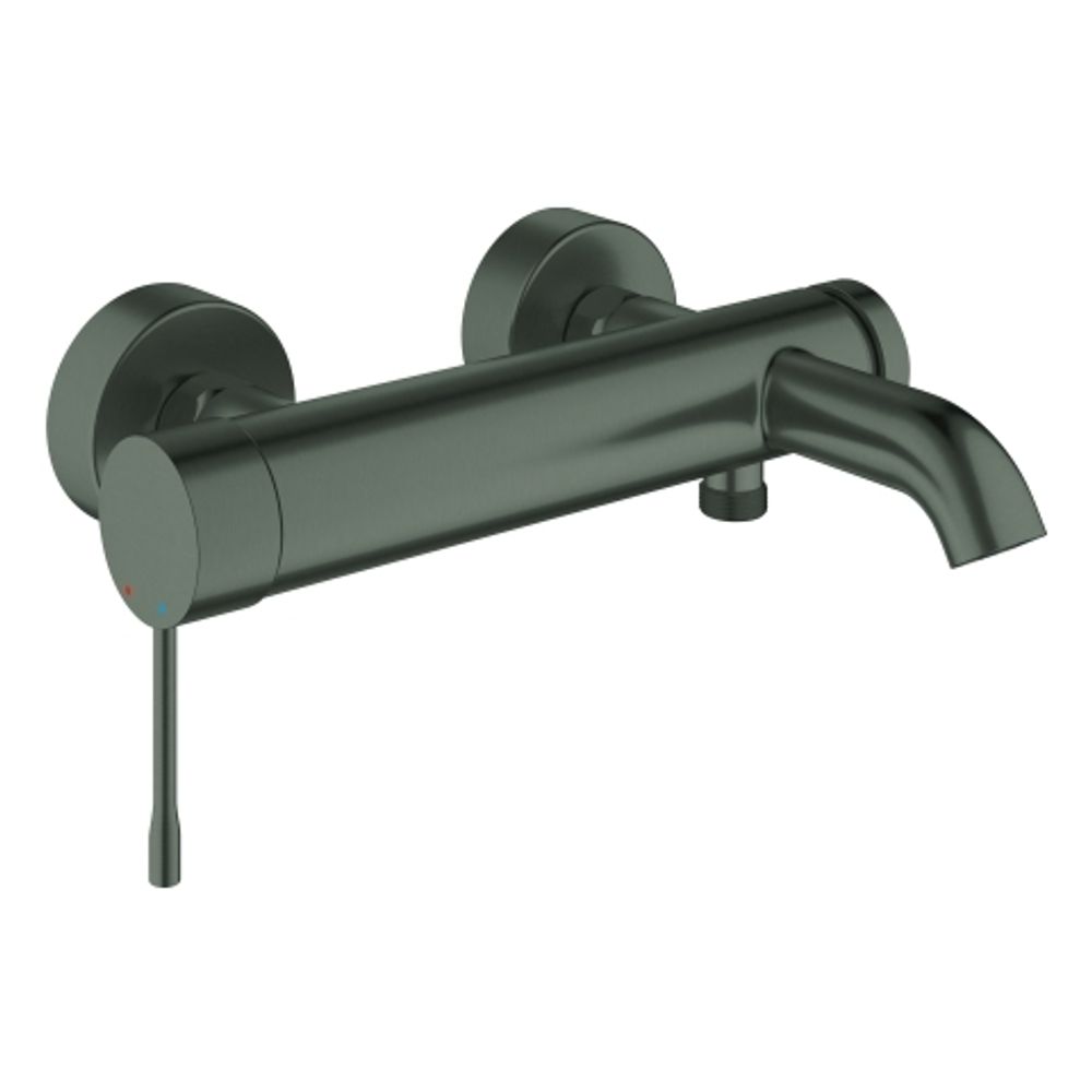 GROHE EH-Wannenbatterie Essence 25250_1 Wandmontage hard graphite gebürstet, 25250AL1