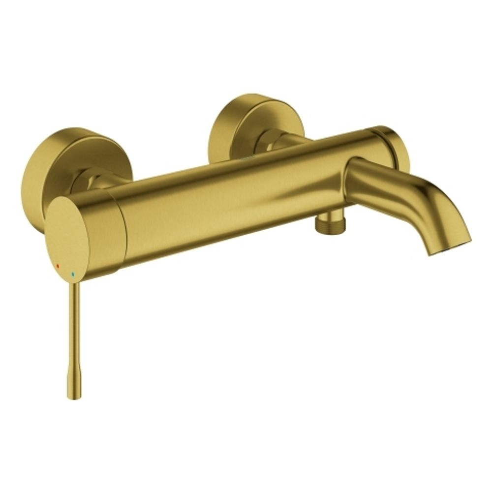 GROHE EH-Wannenbatterie Essence 25250_1 Wandmontage cool sunrise gebürstet, 25250GN1
