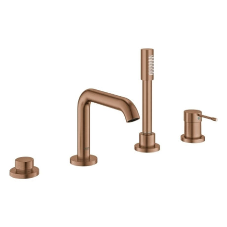 GROHE 4-Loch-Einhand-Wannenkombination Essence 25251_1 warm sunset gebürstet, 25251DL1