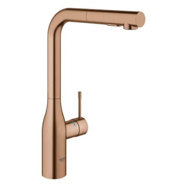 GROHE EH-Spültischbatterie Essence 30504 auszb. Spülbrause warm sunset gebürstet, 30504DL0