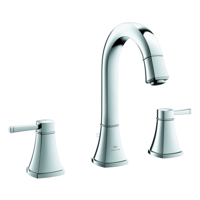GROHE 3-Loch-WT-Batterie Grandera 20619 hoher Auslauf chrom, 20619000