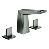 GROHE 3-Loch-WT-Batt. Allure Brilliant 20626 flacher Auslauf hard graphite geb., 20626AL0