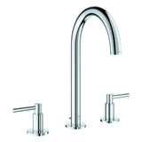 GROHE 3-Loch-WT-Batterie Atrio 20649 Rohrauslauf Hebelgriff chrom, 20649000