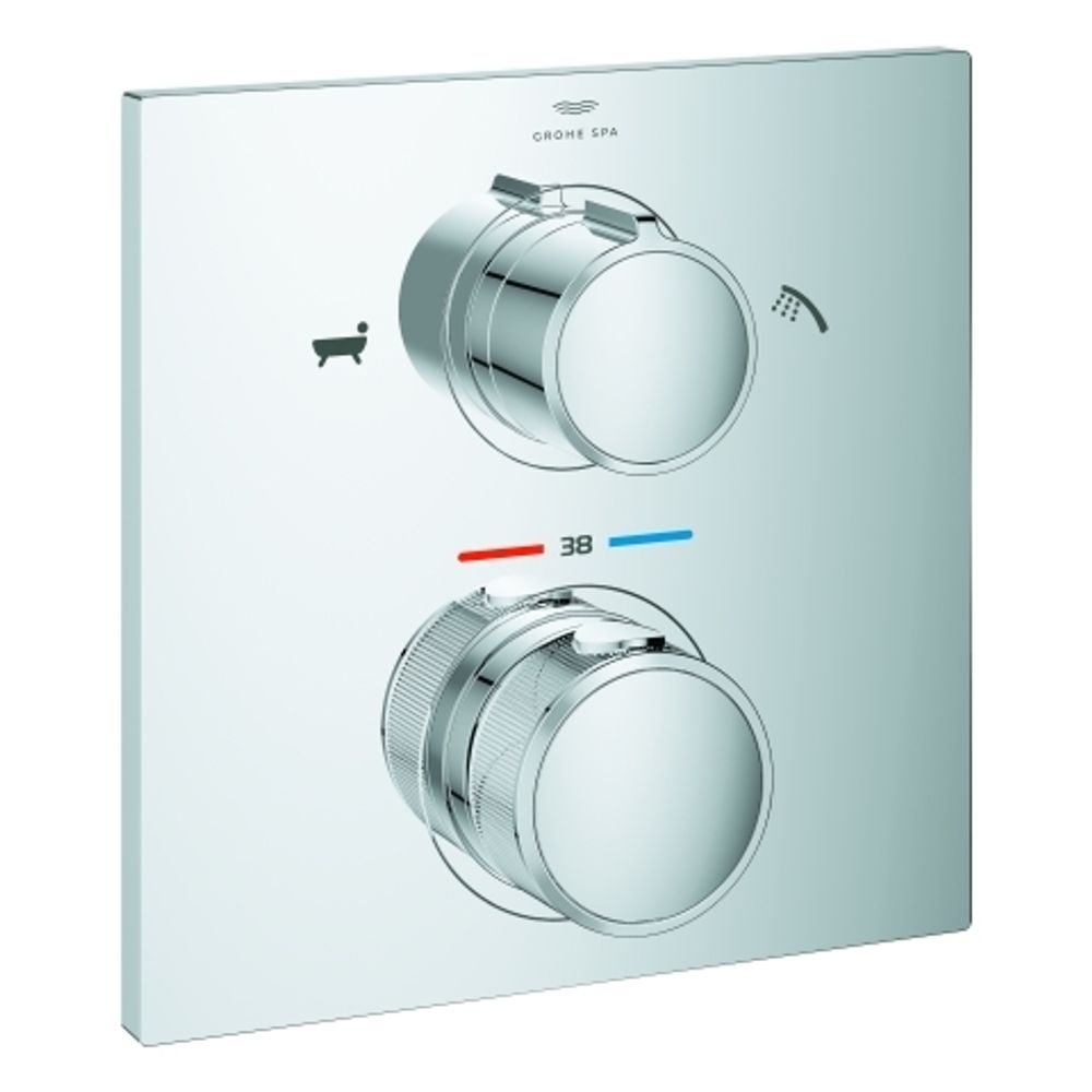 GROHE Thermostatbatterie Allure 19446_2 FMS für Rapido SmartBox chrom, 19446002