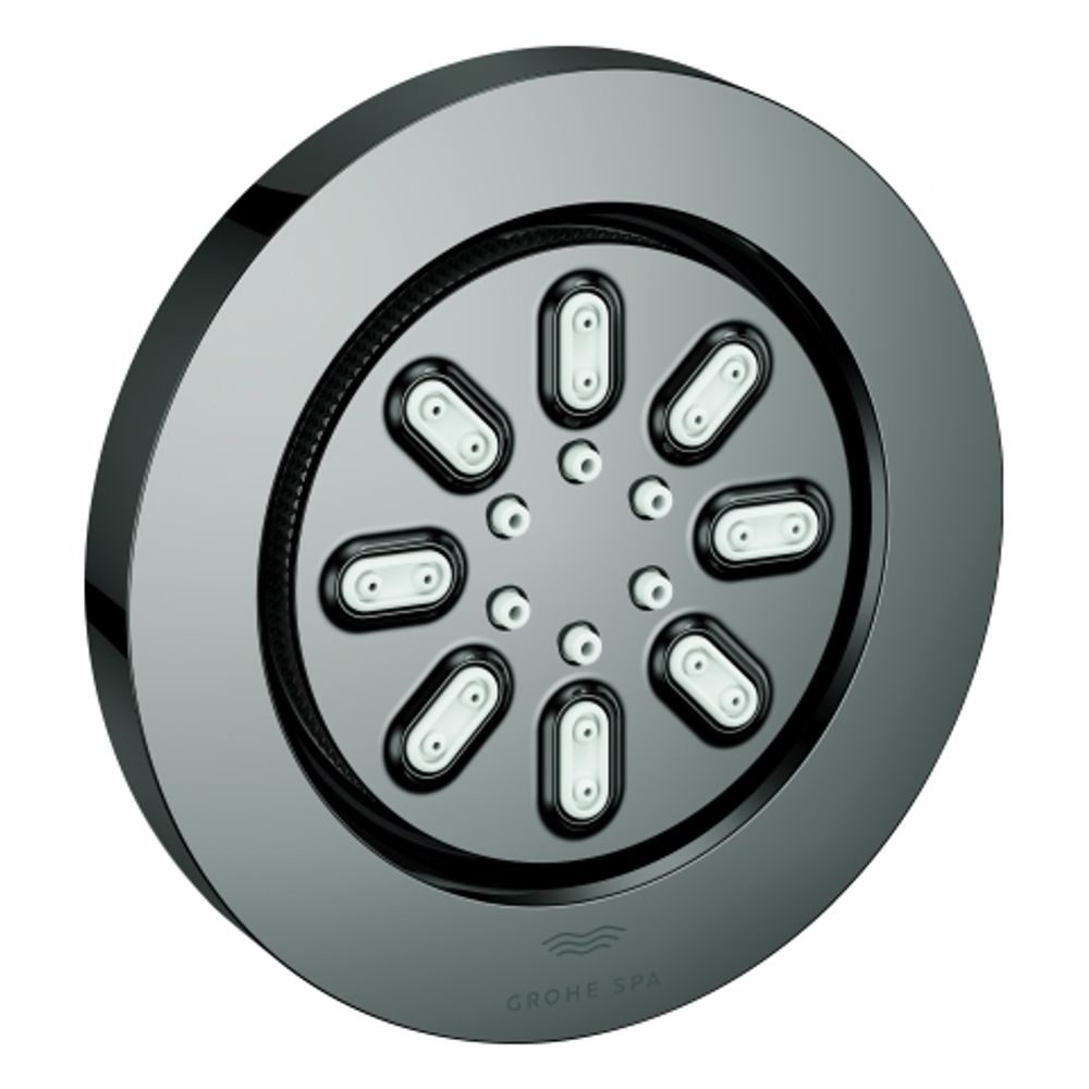 GROHE Seitenbrause 26801 Rainshower Aqua runde Form hard graphite, 26801A00
