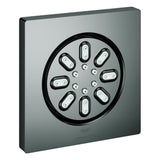 GROHE Seitenbrause 26802 Rainshower Aqua eckige Form hard graphite, 26802A00