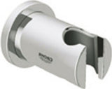 GROHE Wandbrausehalter Rainshower 27074 nicht verstellb. Rosette rund supersteel, 27074DC0