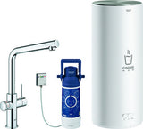 GROHE Armatur und Boiler GROHE Red Duo 30325_1 L-Size L-Auslauf chrom, 30325001