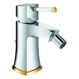 GROHE Einhand-Bidetbatterie Grandera 24372 Zugst.-Ablaufgarnitur chrom/gold, 24372IG0
