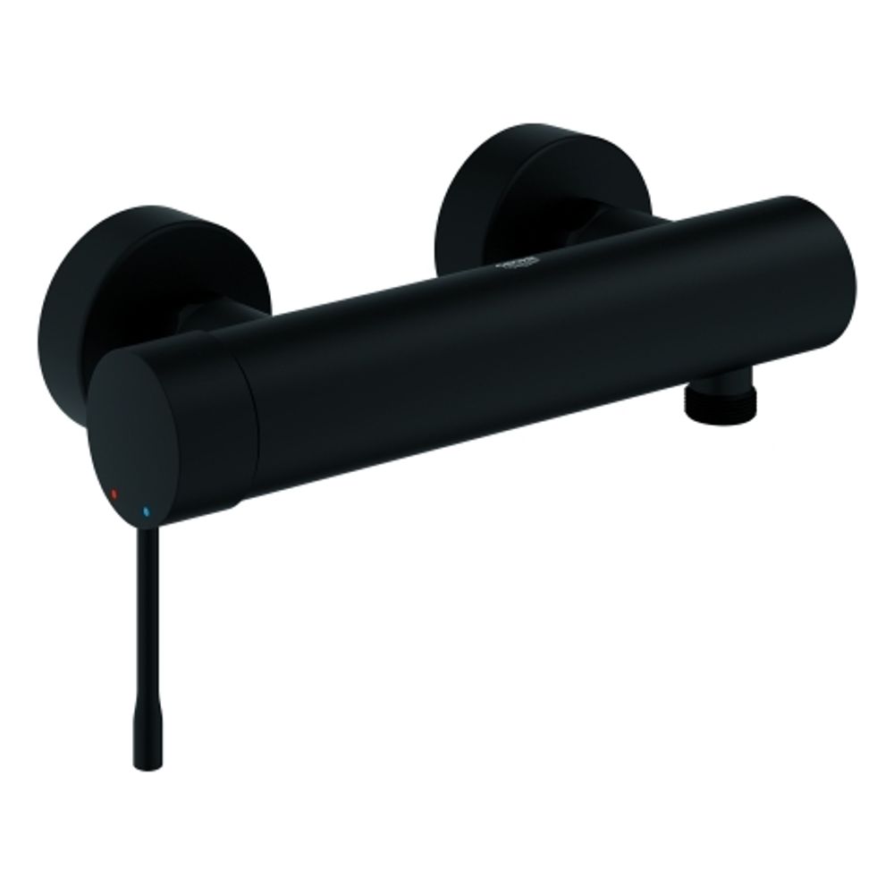 GROHE EH-Brausebatterie Essence 25252_1 Wandmontage eigensicher phantom black, 25252KF1