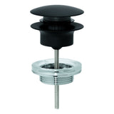 GROHE Ablaufgarnitur für Waschtische 29510 mit Druckstopfen phantom black, 29510KF0