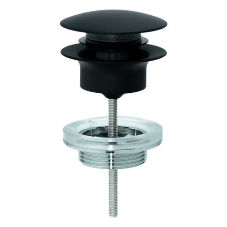 GROHE Ablaufgarnitur für Waschtische 29510 mit Druckstopfen phantom black, 29510KF0