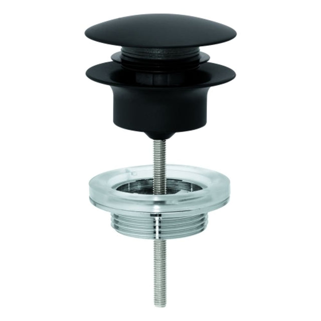 GROHE Ablaufgarnitur für Waschtische 29510 mit Druckstopfen phantom black, 29510KF0