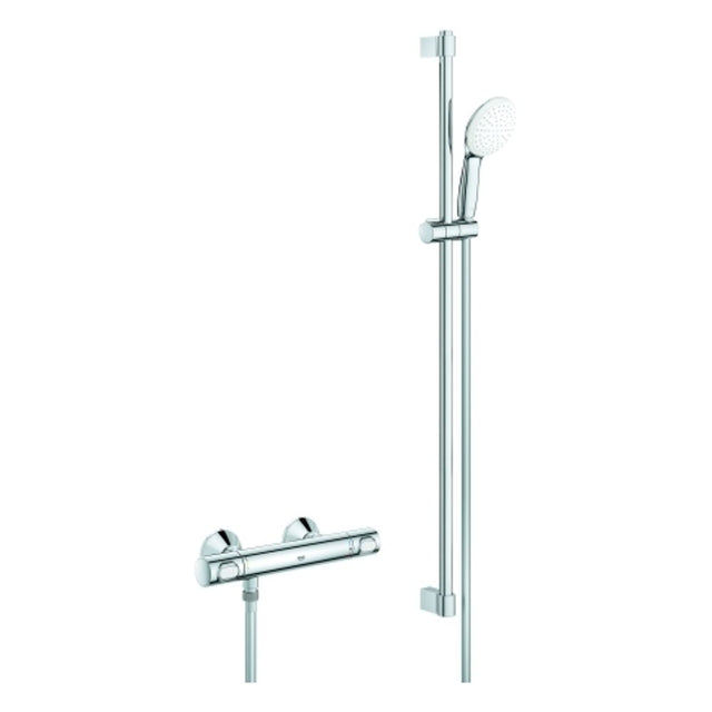 GROHE THM-Brausebatterie Grohtherm 500 34797_1 mit Brausegarnitur 900mm chrom, 34797001