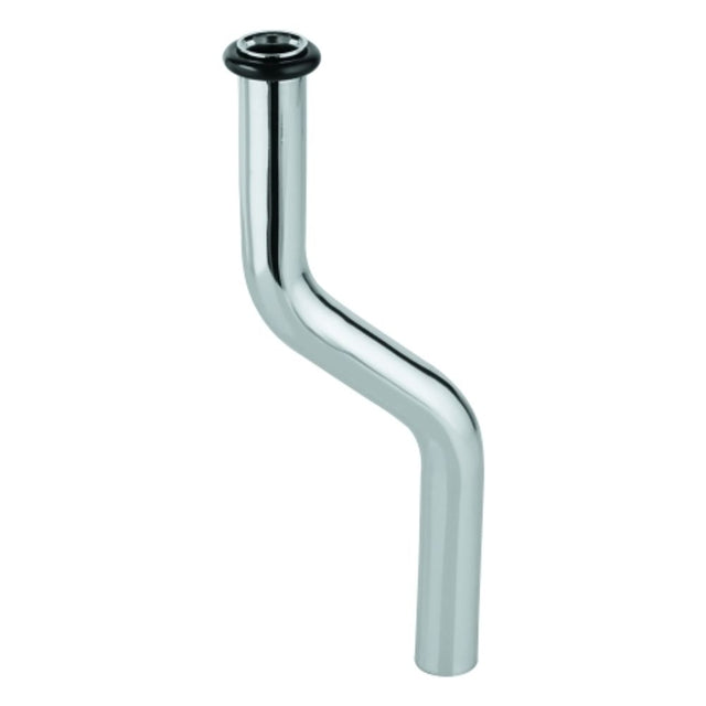 GROHE Urinal-Spülrohr 37040 200mm x 18mm Messing Kröpfung 50mm chrom, 37040000