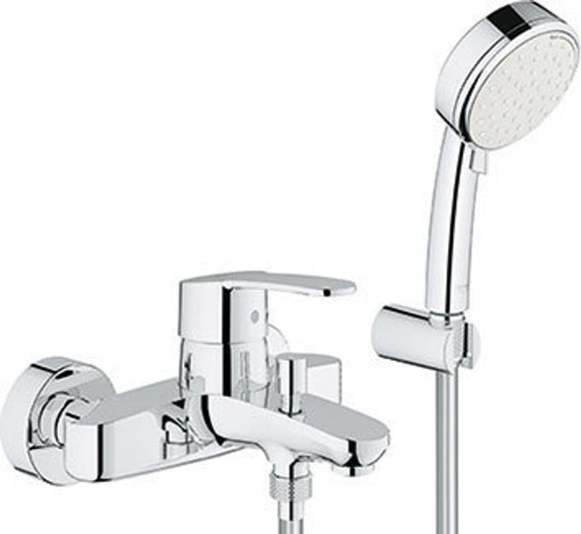 GROHE EH-Wannenbatterie Eurostyle C 33592_2 mit Wandhalterset chrom, 3359220A