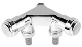 GROHE WAS-Doppelventil 41022 Einfach Design-Griff DN15 Rückflussverh. chrom, 41022000