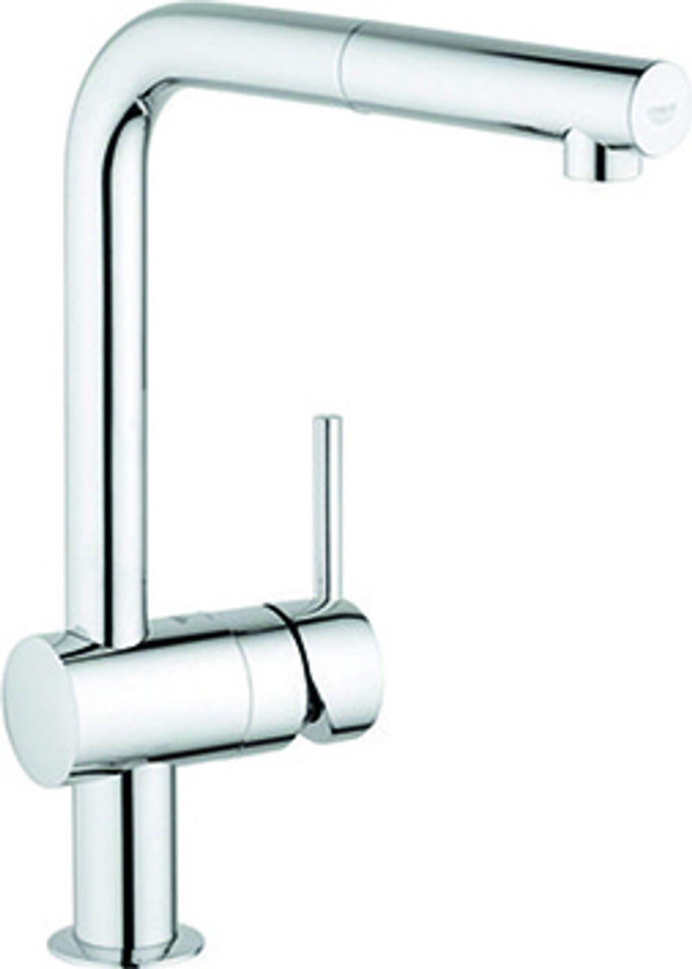 GROHE EH-Spültischbatterie Minta 32168 DN15 ausziehbarer Mousseurauslauf chrom, 32168000