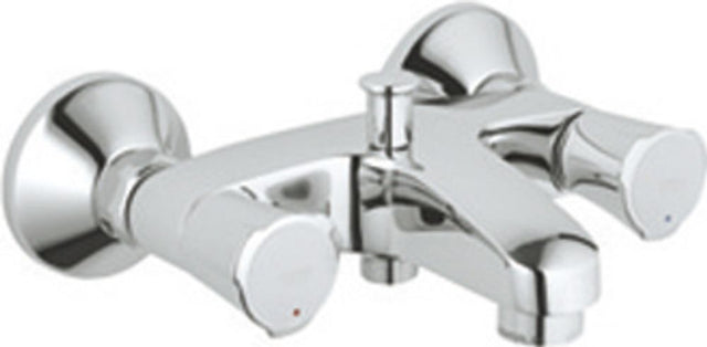 GROHE 2-Griff-Wannenbatterie Costa 25450_1 DN15 Wandmontage chrom, 25450001