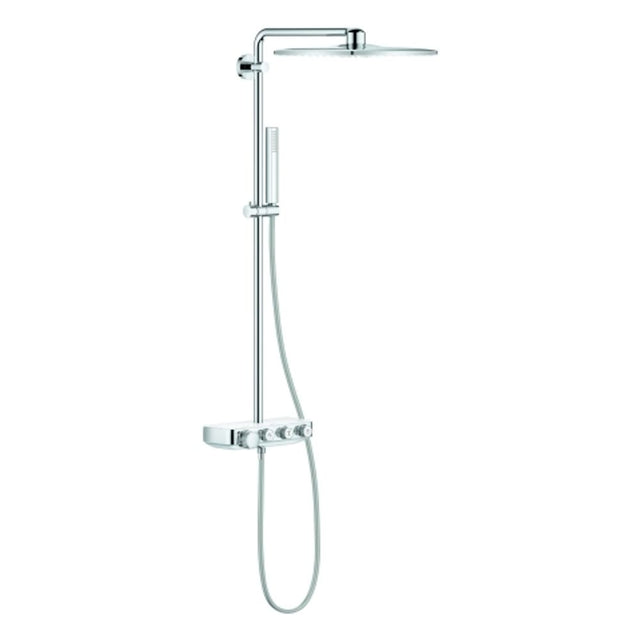 GROHE Duschsystem Euphoria SmartControl 310 Cube Duo 26508 THM chrom/moon white, 26508LS0
