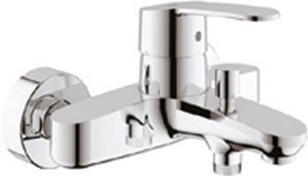 GROHE Einhand-Wannenbatterie Eurostyle C 33591_2 Wandmontage chrom, 33591002
