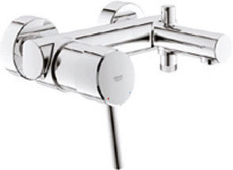 GROHE EH-Wannenbatterie Concetto 32211_1 für Wandmontage eigensicher chrom, 32211001