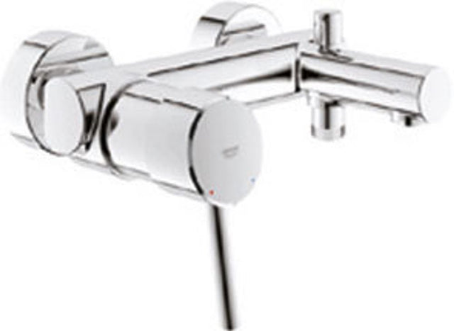 GROHE EH-Wannenbatterie Concetto 32211_1 für Wandmontage eigensicher chrom, 32211001