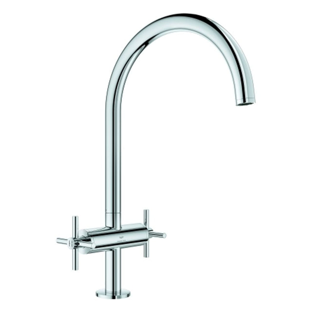 GROHE 2-Griff-Spültischbatterie Atrio 30609 C-Auslauf chrom, 30609000