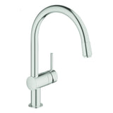 GROHE EH-Spültischbatterie Minta 32918 DN15 herausz. Mousseurauslauf supersteel, 32918DC0