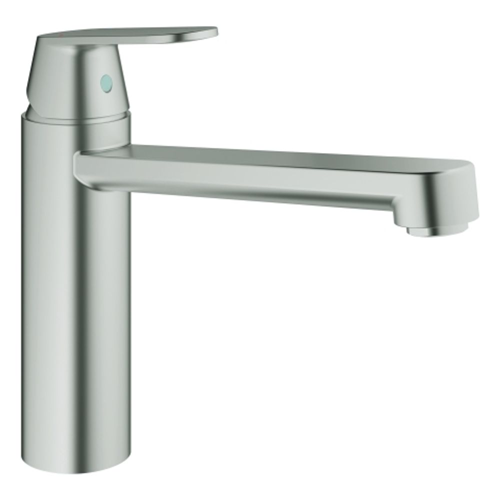GROHE EH-SPT-Batterie Eurosmart C 30193 mittelhoher Auslauf supersteel, 30193DC0