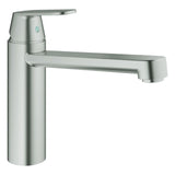 GROHE EH-SPT-Batterie Eurosmart C 30193 mittelhoher Auslauf supersteel, 30193DC0