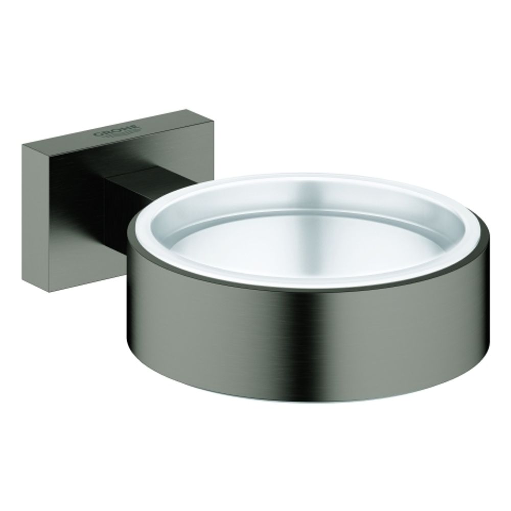 GROHE Halter Essentials Cube 40508_1 hard graphite gebürstet, 40508AL1
