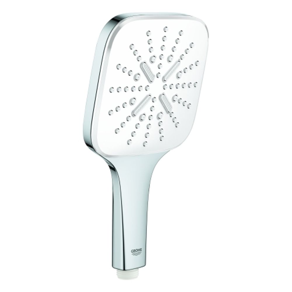 GROHE Handbrause RSH 130 SmartActive Cube 26582 9,5l moon white/chrom, 26582LS0