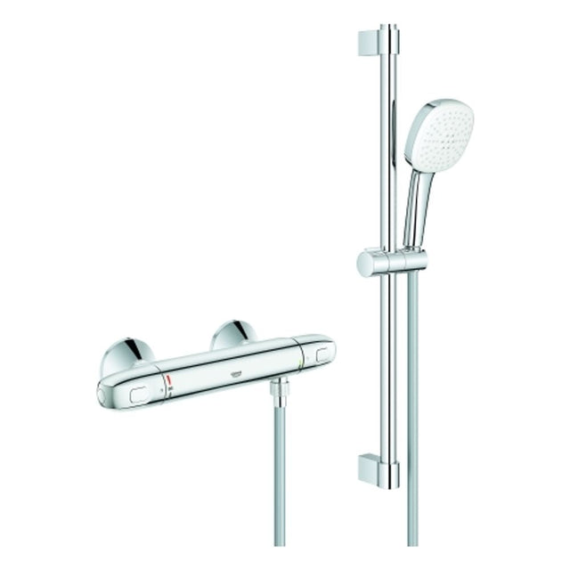 GROHE THM-Brausebatterie Grohtherm 1000 34820_5 mit Brausegarnitur 600mm chrom, 34820005