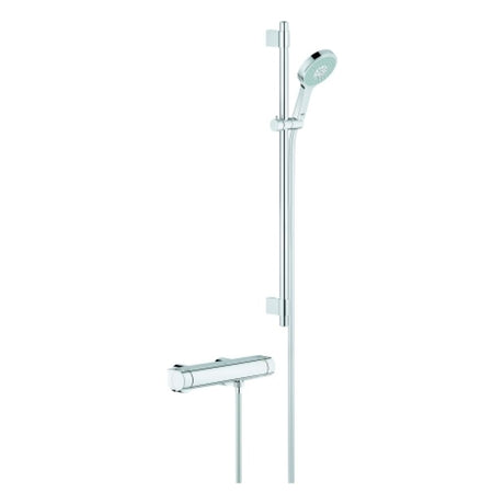 GROHE THM-Brausebatterie Grohtherm 2000 34482_1 mit Brausegrt. Power&Soul chrom, 34482001