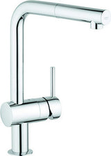 GROHE Einhand-Spültischbatterie Minta 31397 L-Auslauf Niederdruck chrom, 31397000