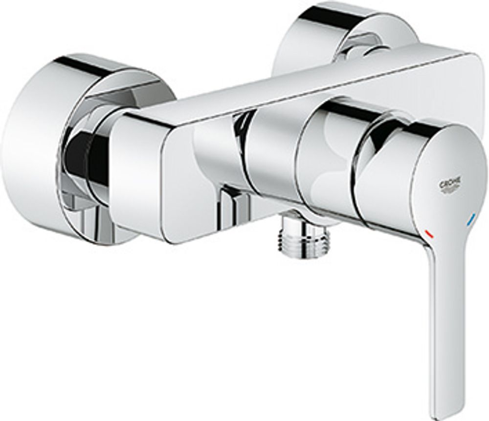 GROHE EH-Brausebatterie Lineare 33865_1 Wandmontage supersteel, 33865DC1